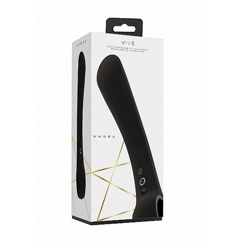 Ombra - Bendable Vibrator Punkt G - Black - 3