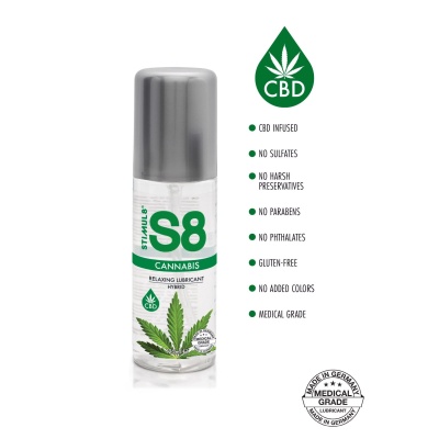 S8 Hybrid Cannabis Lube 125ml Cannabis - 1 2