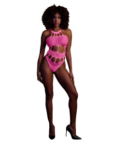 Body with Grecian Neckline - Neon Pink - XS/XL