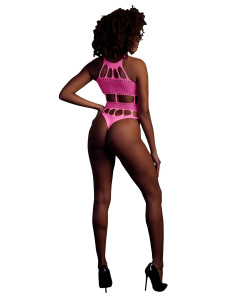Body with Grecian Neckline - Neon Pink - XS/XL 2