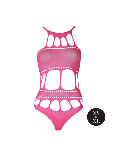 Body with Grecian Neckline - Neon Pink - XS/XL