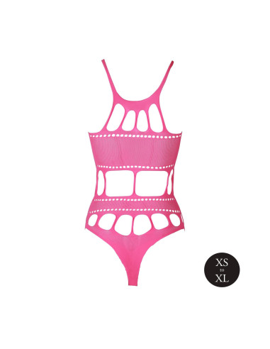 Body with Grecian Neckline - Neon Pink - XS/XL