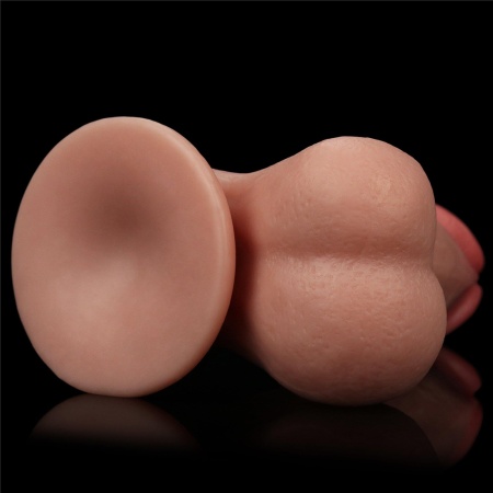 Sliding Skin Dual Layer Dong z jądrami 19,8 cm - 6