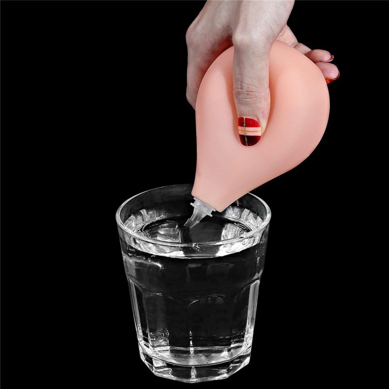 Dildo Squirt Extreme 23 cm z funkcją wytrysku - Jasnoróżowy - 10