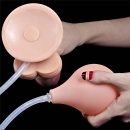 Dildo Squirt Extreme 23 cm z funkcją wytrysku - Jasnoróżowy - 11