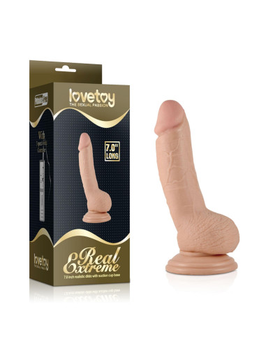 7"" Real Extreme Vibrating Dildo