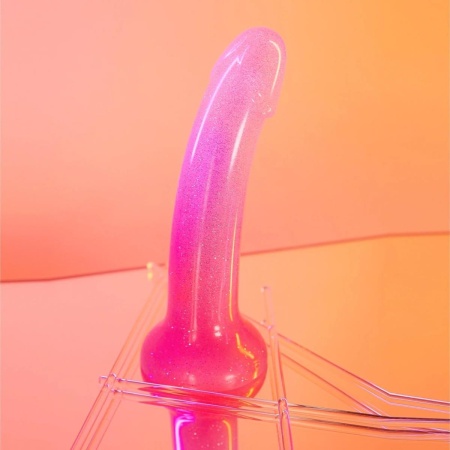 Dildo silikonowe Dildolls Sunrise z przyssawką i zakrzywioną konstrukcją, 14,8 cm - 6