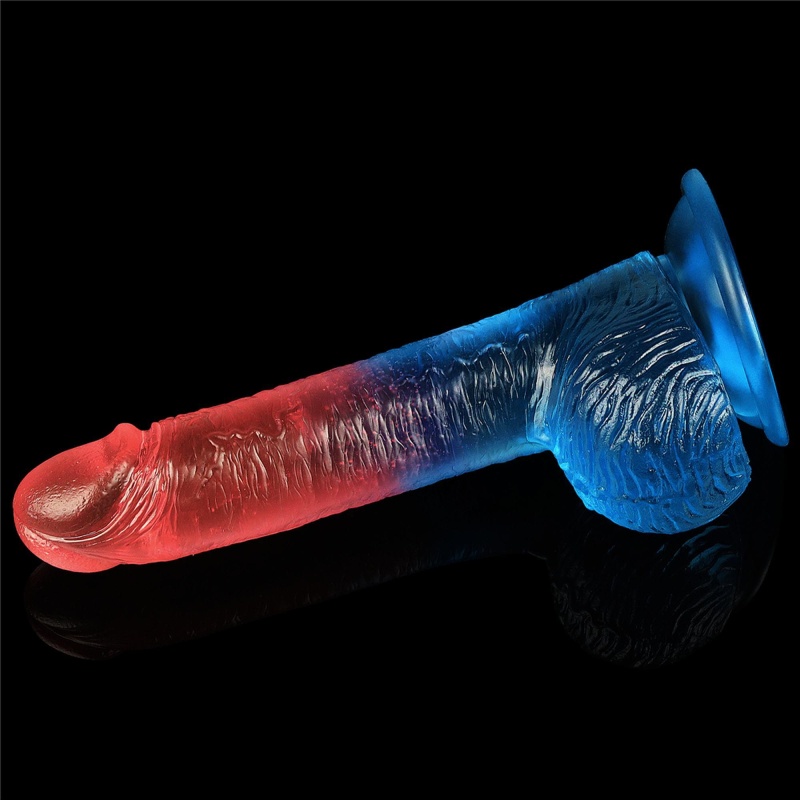 Dildo Dazzle Studs 19 cm – realistyczne TPE z przyssawką - 5