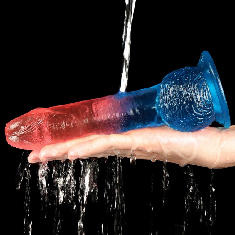 Dildo Dazzle Studs 19 cm – realistyczne TPE z przyssawką - 8