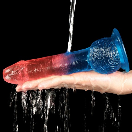 Dildo Dazzle Studs 19 cm – realistyczne TPE z przyssawką - 8