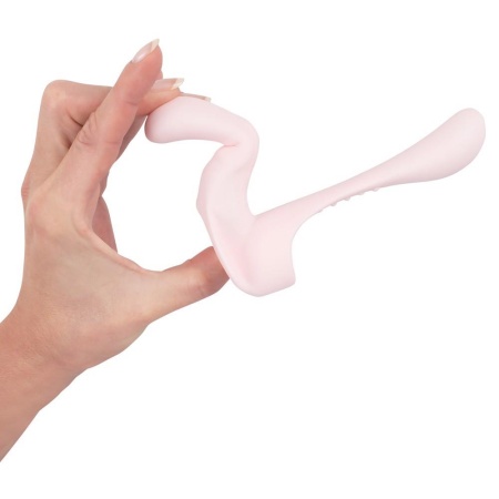 Wibrator dla par Couples Choice Couples Vibrato z 2 silnikami i 10 trybami wibracji, długość 13,1 cm, Ø 2,8 cm - 7