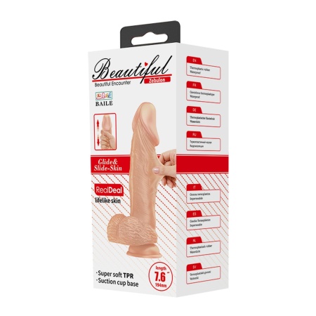 Dildo Beautiful Zebulon z przyssawką 19,3 cm - 10