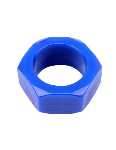 Nust Bolts Cock Ring-Blue