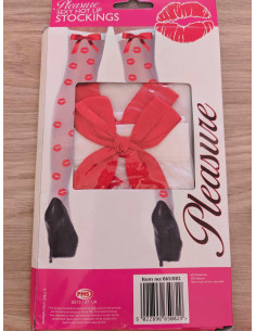 Pleasure SEXY HOT LIP STOCKINGS 2