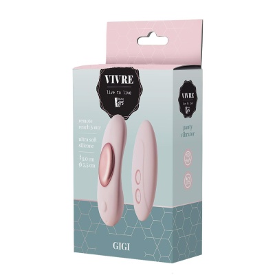 Wibrator do majtek Gigi z pilotem i magnesem, 9 cm - 1