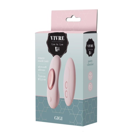 Wibrator do majtek Gigi z pilotem i magnesem, 9 cm - 1