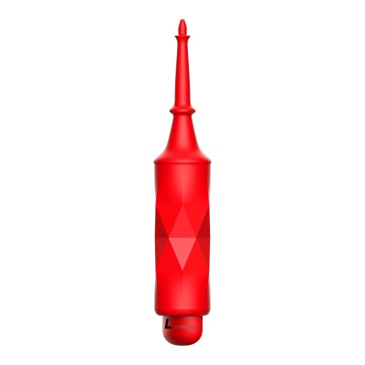 Circe - ABS Bullet With Sleeve - 10-Speeds - Red - 1 2