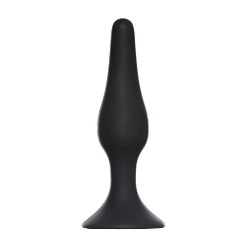 Plug-Slim Anal Plug Small Black - 2