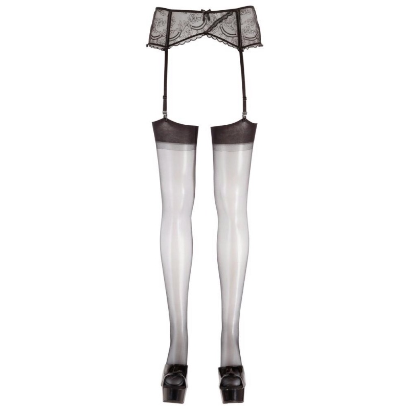 Stockings with seam black 1 - 4