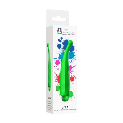 Lyra - ABS Bullet With Sleeve - 10-Speeds - Green - 1
