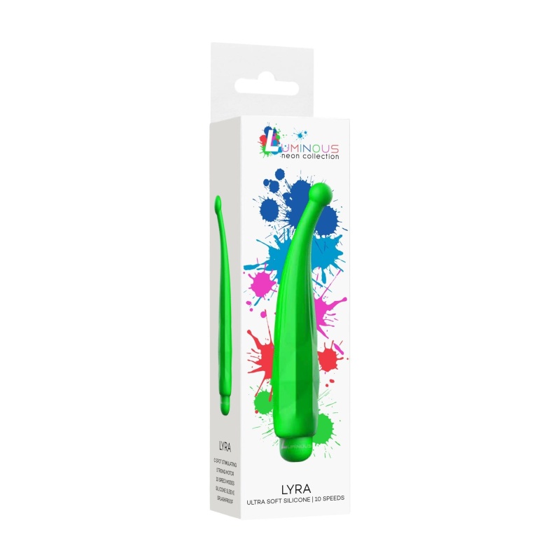 Lyra - ABS Bullet With Sleeve - 10-Speeds - Green - 1