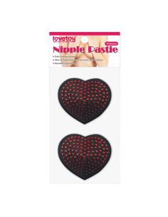 Reusable Red Diamond Heart Nipple Pasties 2