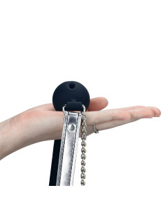 Breathable Ball Gag With Nipple Clamp 2