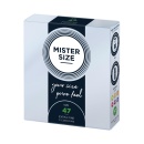 MISTER SIZE 47mm Condoms 3pcs Natural - 1