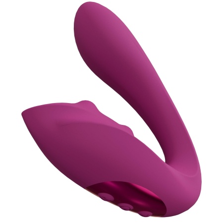 Wibrator VIVE Yuki z koralikami masującymi punkt G, 2 silniki, długość wkładana 9 cm - 4