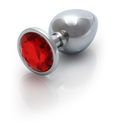 Round Gem Butt Plug - Large - 1