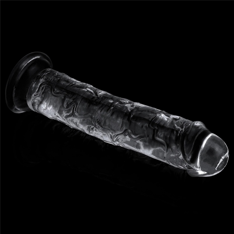 Dildo LoveToy Flawless Clear 7'' przezroczyste - 2