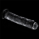 Dildo LoveToy Flawless Clear 7'' przezroczyste - 2