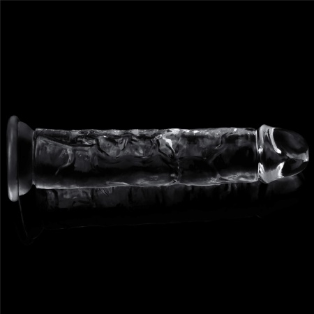 Dildo LoveToy Flawless Clear 7'' przezroczyste - 3