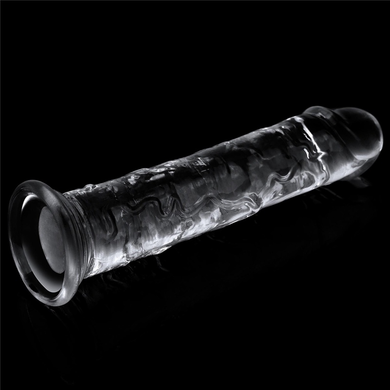 Dildo LoveToy Flawless Clear 7'' przezroczyste - 4
