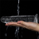 Dildo LoveToy Flawless Clear 7'' przezroczyste - 8