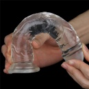 Dildo LoveToy Flawless Clear 7'' przezroczyste - 9