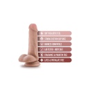 Realistyczny Dildo Dr. Jeffrey z Jądrami 6,5 cala - Beżowy, Przyssawka, 15,2 cm - 4