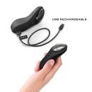 Wibrator łechtaczkowy Discreet Vibe+ z klipsem magnetycznym i pilotem zdalnym, 9,3 cm - 5
