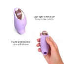 Stymulator łechtaczki Believer Viva Mauve - konstrukcja Flapping, silikon medyczny i ABS, 9,8 × 4,2 cm - 3