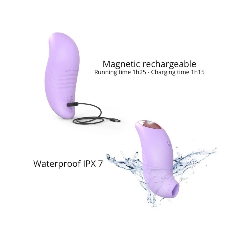 Stymulator łechtaczki Believer Viva Mauve - konstrukcja Flapping, silikon medyczny i ABS, 9,8 × 4,2 cm - 4
