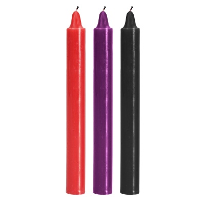 Świece do wax play Japanese Drip Candles Multicolor niskotopliwe, 17,5 cm - 1