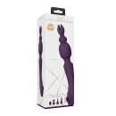 Wibrator dwustronny Nami Purple z 2 silnikami F1 i 4 przystawkami, długość 21,8 cm, średnica 3,3 cm - 1