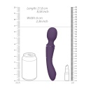 Wibrator dwustronny Nami Purple z 2 silnikami F1 i 4 przystawkami, długość 21,8 cm, średnica 3,3 cm - 6