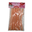 Słomki do picia Penis Drinking Straws 19 cm, 10 sztuk, pomarańczowe - 1