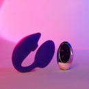 Wibrator 2w1 Midnight Indigo - mechanizm Flapping, podwójna stymulacja, wkładka 9,8 × Ø3,9 cm - 7