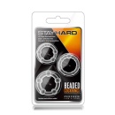 STAY HARD BEADED COCKRINGS CLEAR - 1
