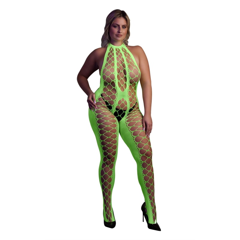 Bodystocking with Halterneck  XL/XXXXL - 1
