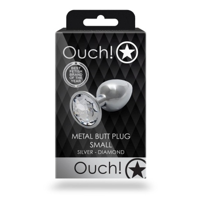 Round Gem Butt Plug - Small - 1 2