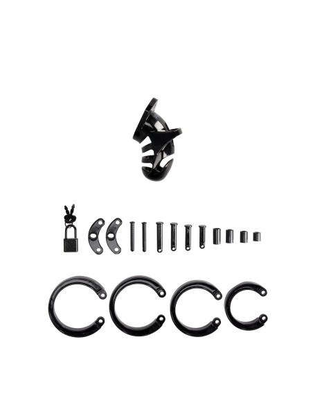 Model 25 - Chastity Cage - 3.5'' / 9 cm - Black