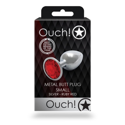 Round Gem Butt Plug - Small - 1 2